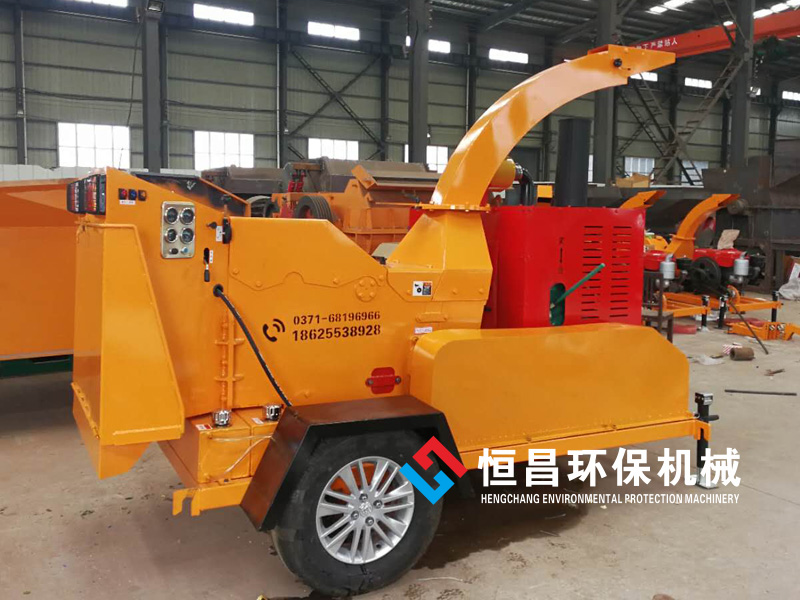 園林綠化樹葉樹枝粉碎機大型可移動柴油多功能果園碎枝機